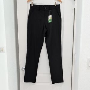 New UPF 50 Men's LIBIN Water Resistant Pants Black 30 x 32 Golf Activewear
